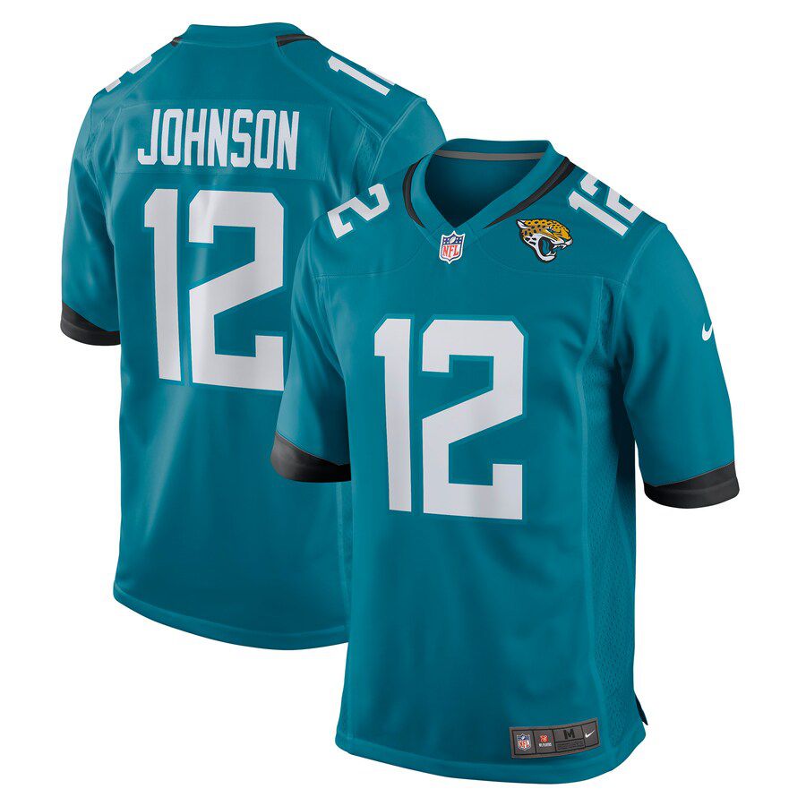 Men Jacksonville Jaguars #12 Tyron Johnson Nike Green Game Player NFL Jersey